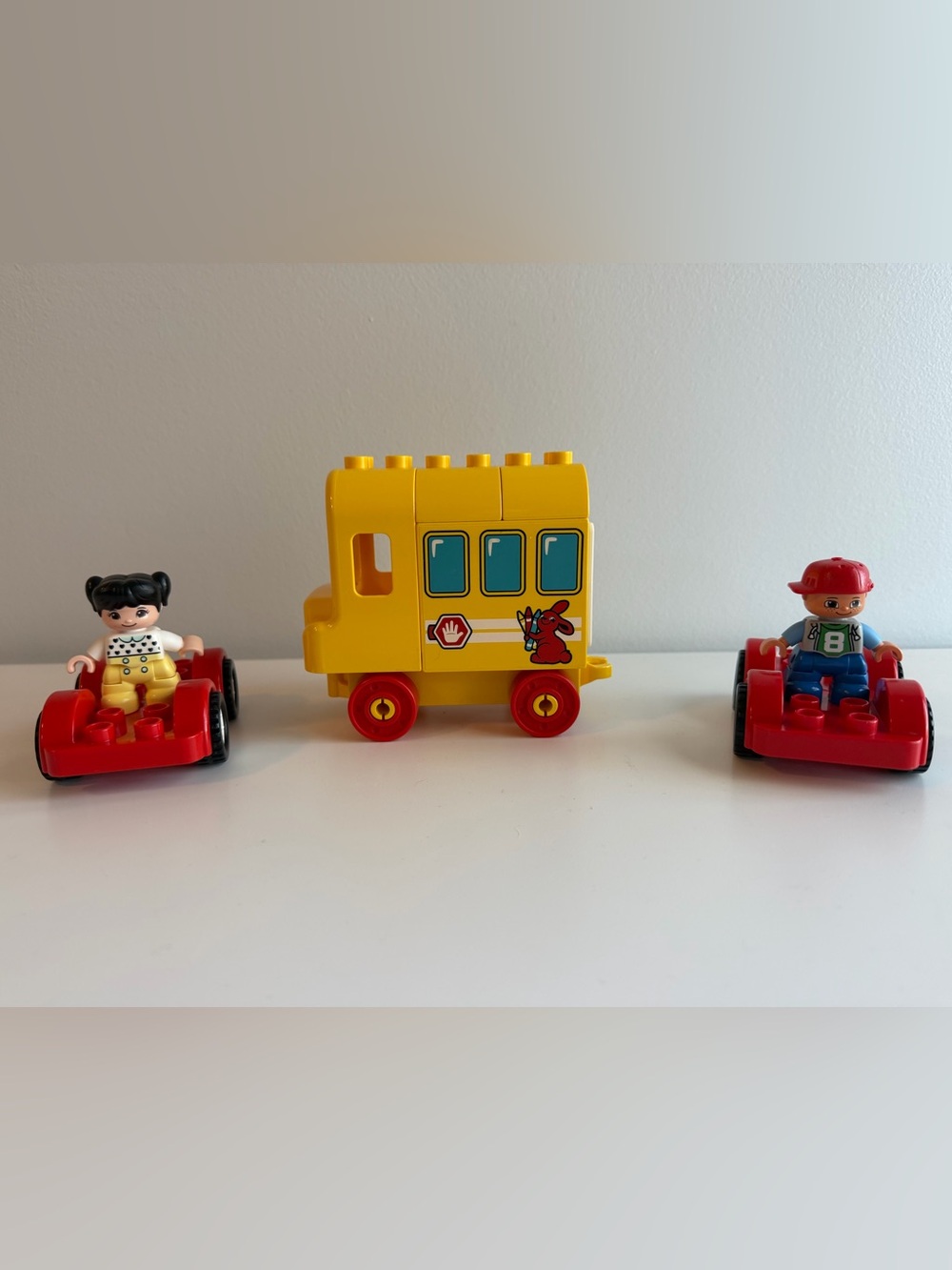 (🩵 $8 when you bundle) Duplo* School Bus and kids